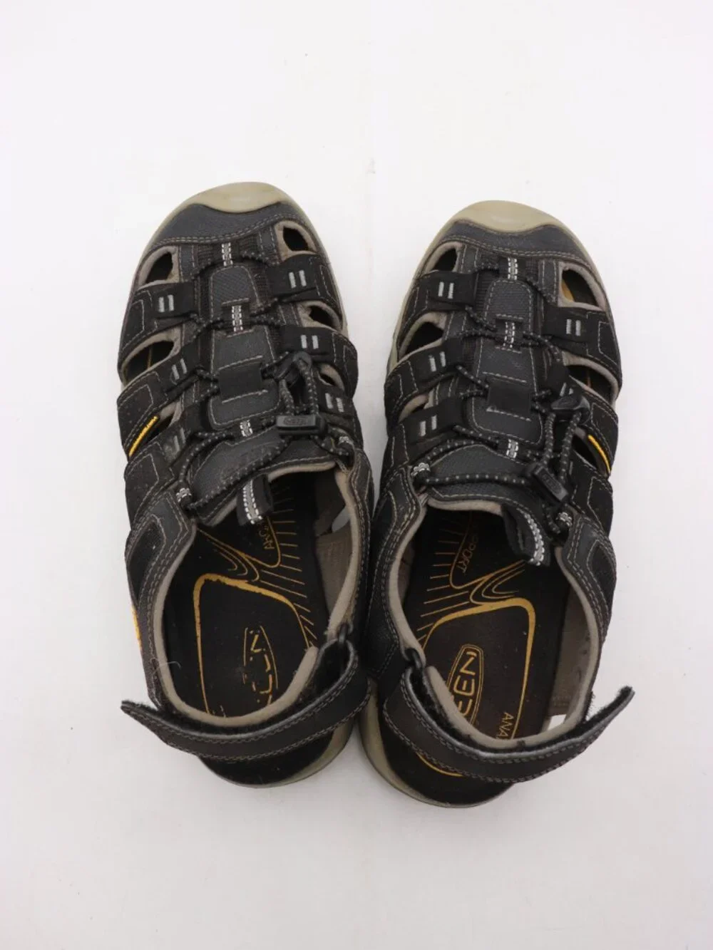 Keen Rialto II H2 Sandals Shoes Men's 9 Black Outdoor Athletic Sport 1021375